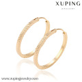 C211205--29699 Xuping Moda 18 K brincos de Jóias Banhado A Ouro promoção brincos de argola